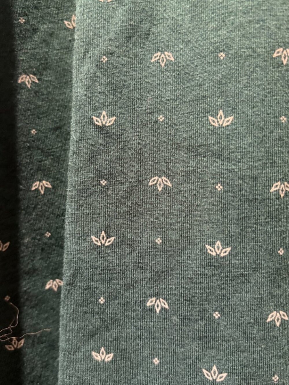 Buttercloth Long Sleeve Button Down Green Shirt Size 3XL Geometric Print - Picture 3 of 9